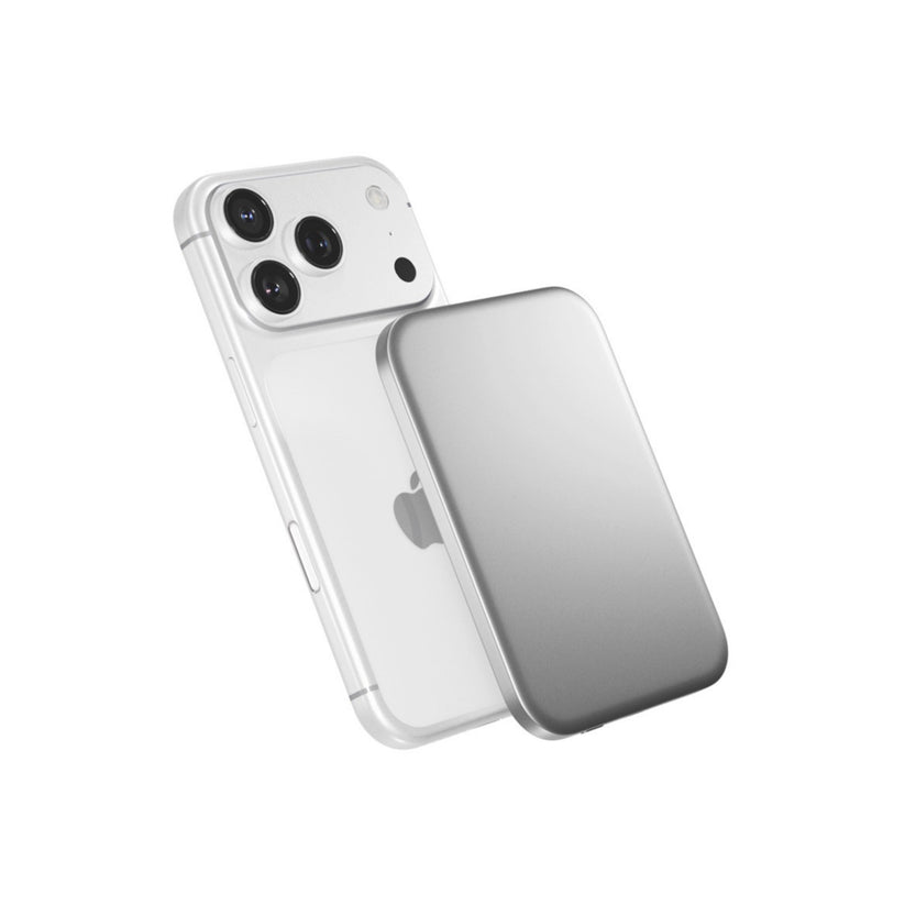 Epico UltraPack Slim 3000mAh Alu Mag+ Wireless Power Bank EM31b - silver - iSTYLE.bg