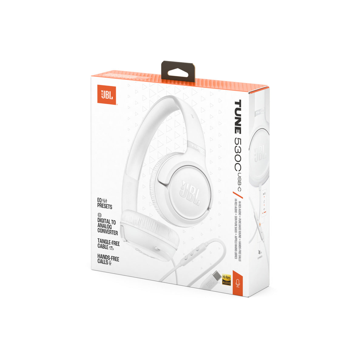 Слушалки от JBL - Tune 530C с UBC - бели