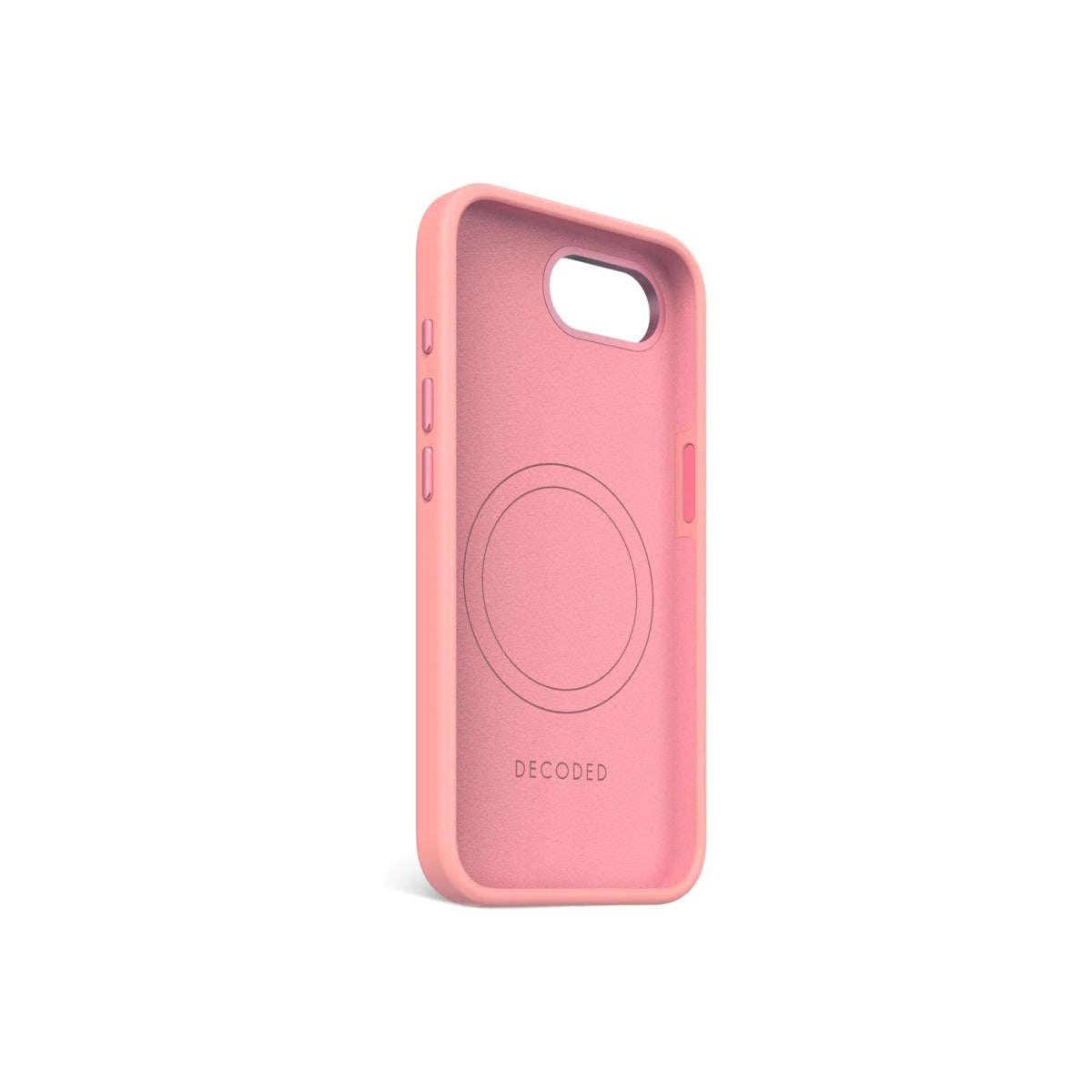 DECODED AntiMicrobial Silicone Backcover for iPhone 16e - Pink