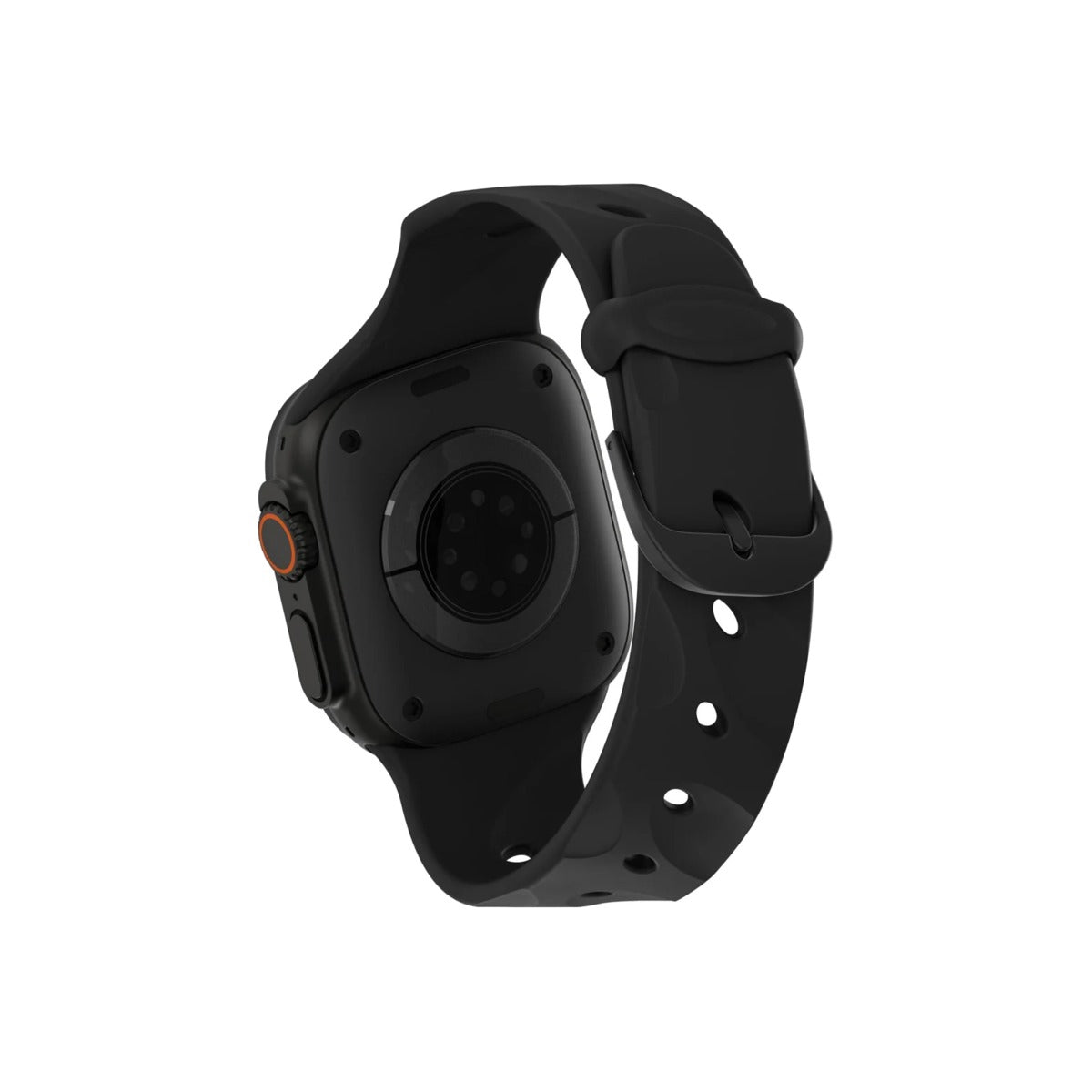 DECODED Silicone Ares Splice Band for AppleWatch 44/46/49 mm - Black