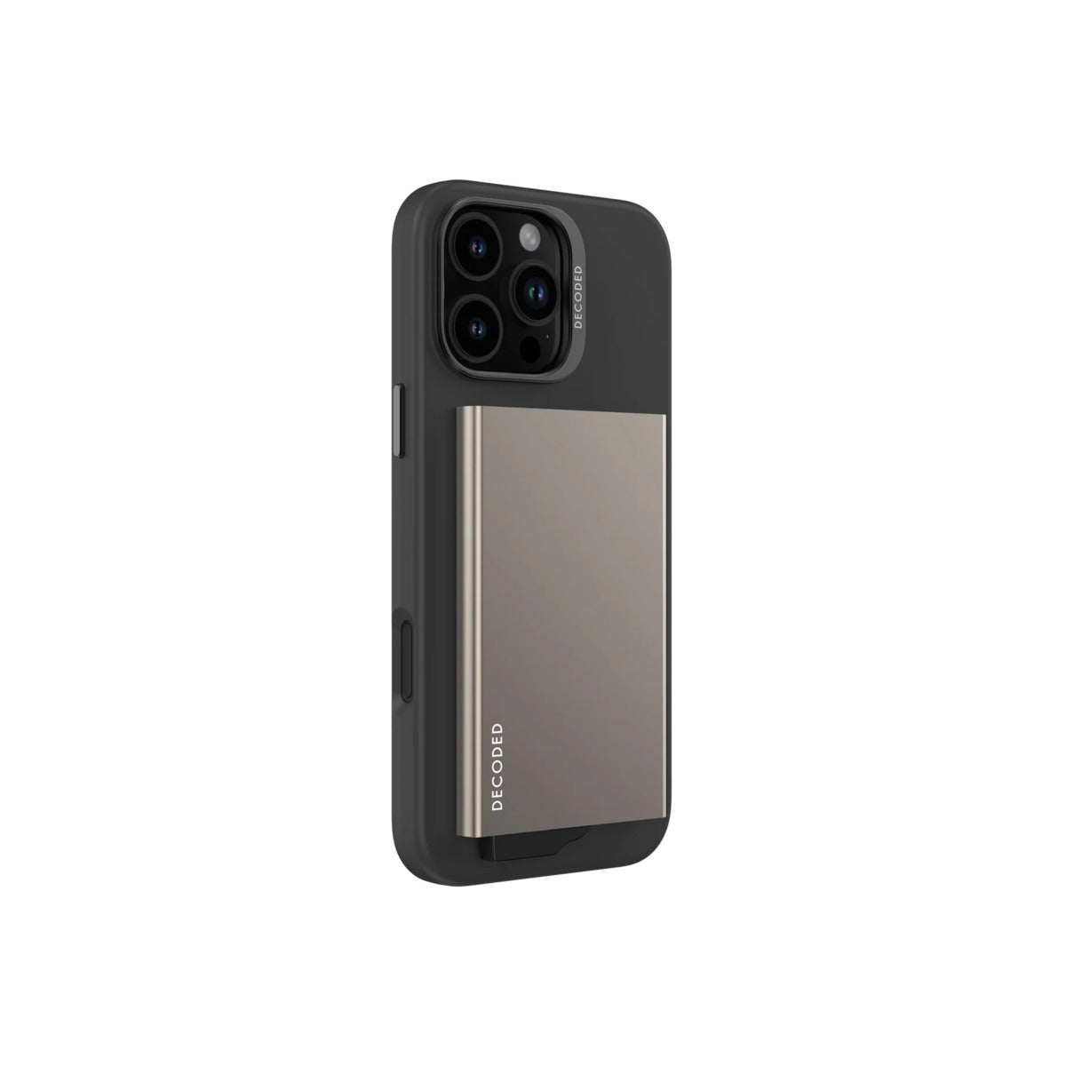 DECODED Magsafe Card Holder Titanium Silver