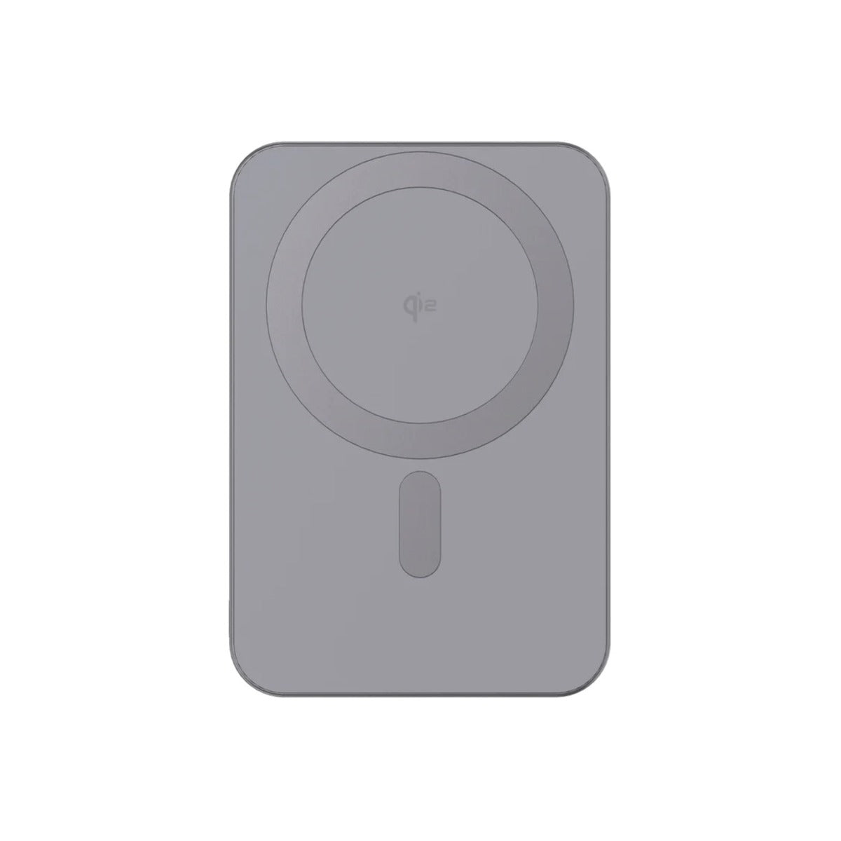 DECODED Ultra Slim Qi2 Powerbank 10.000MaH Titanium Silver