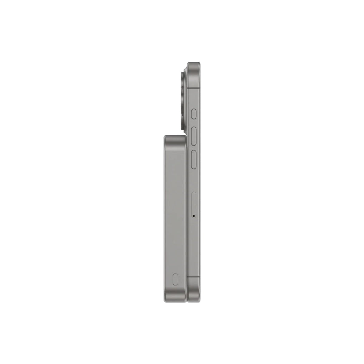 DECODED Ultra Slim Qi2 Powerbank 10.000MaH Titanium Silver