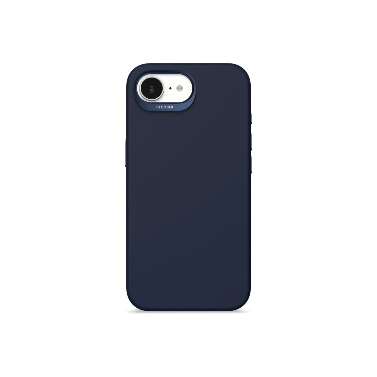 DECODED AntiMicrobial Silicone Backcover for iPhone 16e - Navy Blue