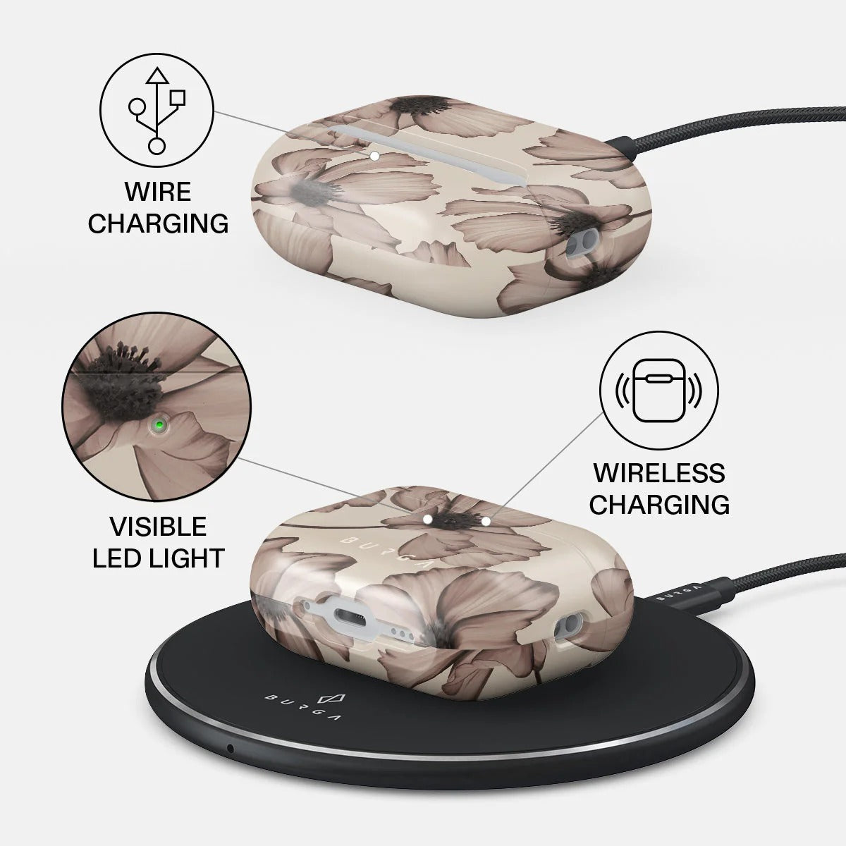 BURGA Barely Yours Case For AirPods Pro 3