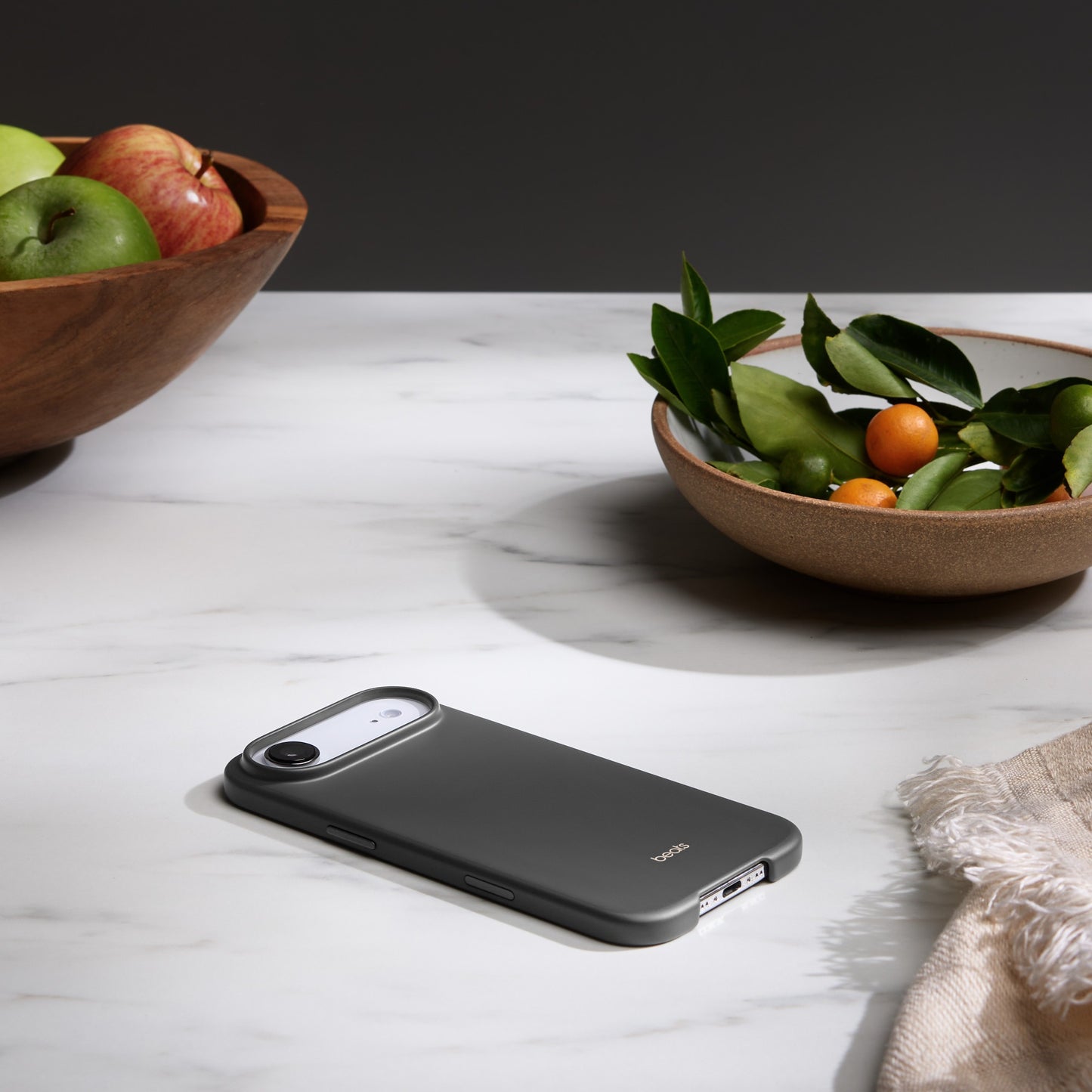 Beats iPhone Air Case with MagSafe and Camera Control — Granite Gray