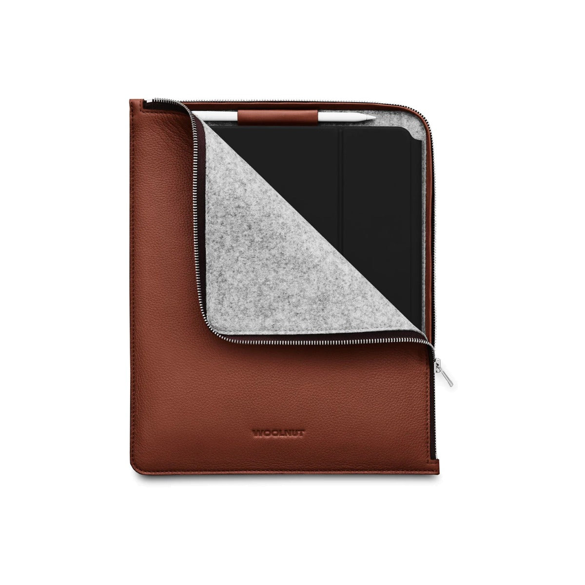 Woolnut Leather Folio for 13-inch iPad Pro & Air - Cognac