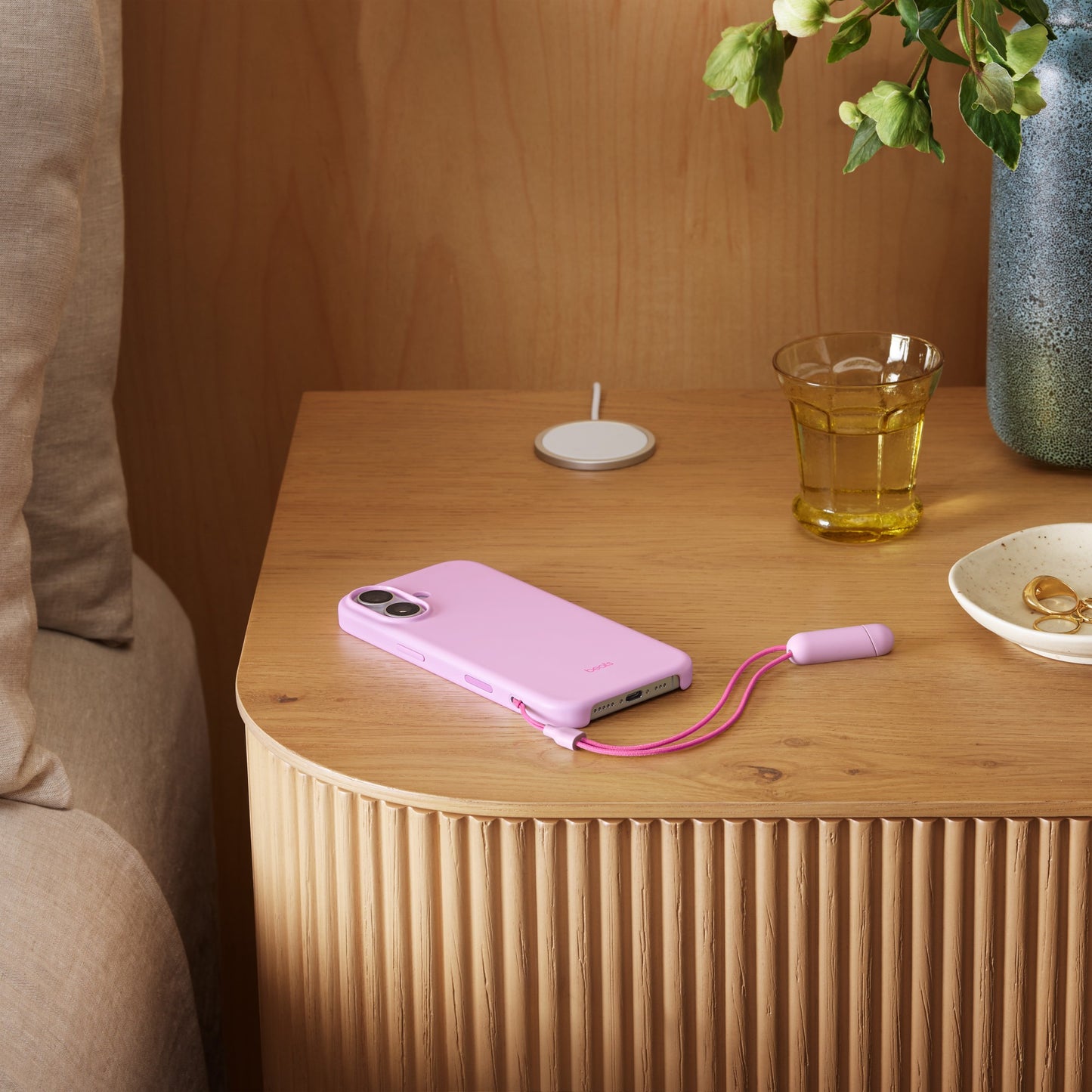 Beats iPhone 17 Kickstand Case with MagSafe and Camera Control - Pebble Pink