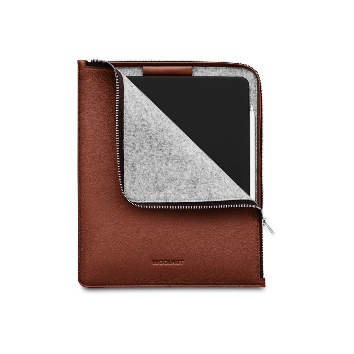 Woolnut Leather Folio for 13-inch iPad Pro & Air - Cognac