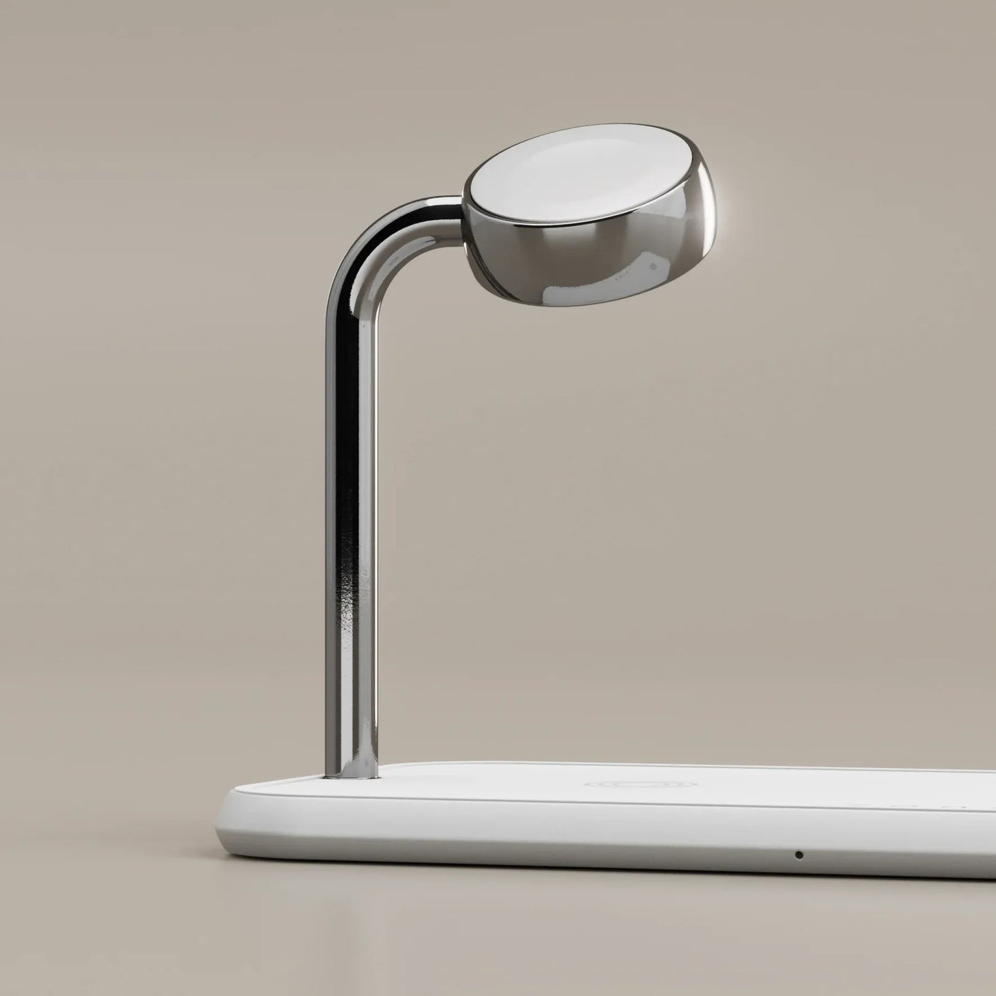 Zens Dual+Watch Aluminium Wireless Charger – White