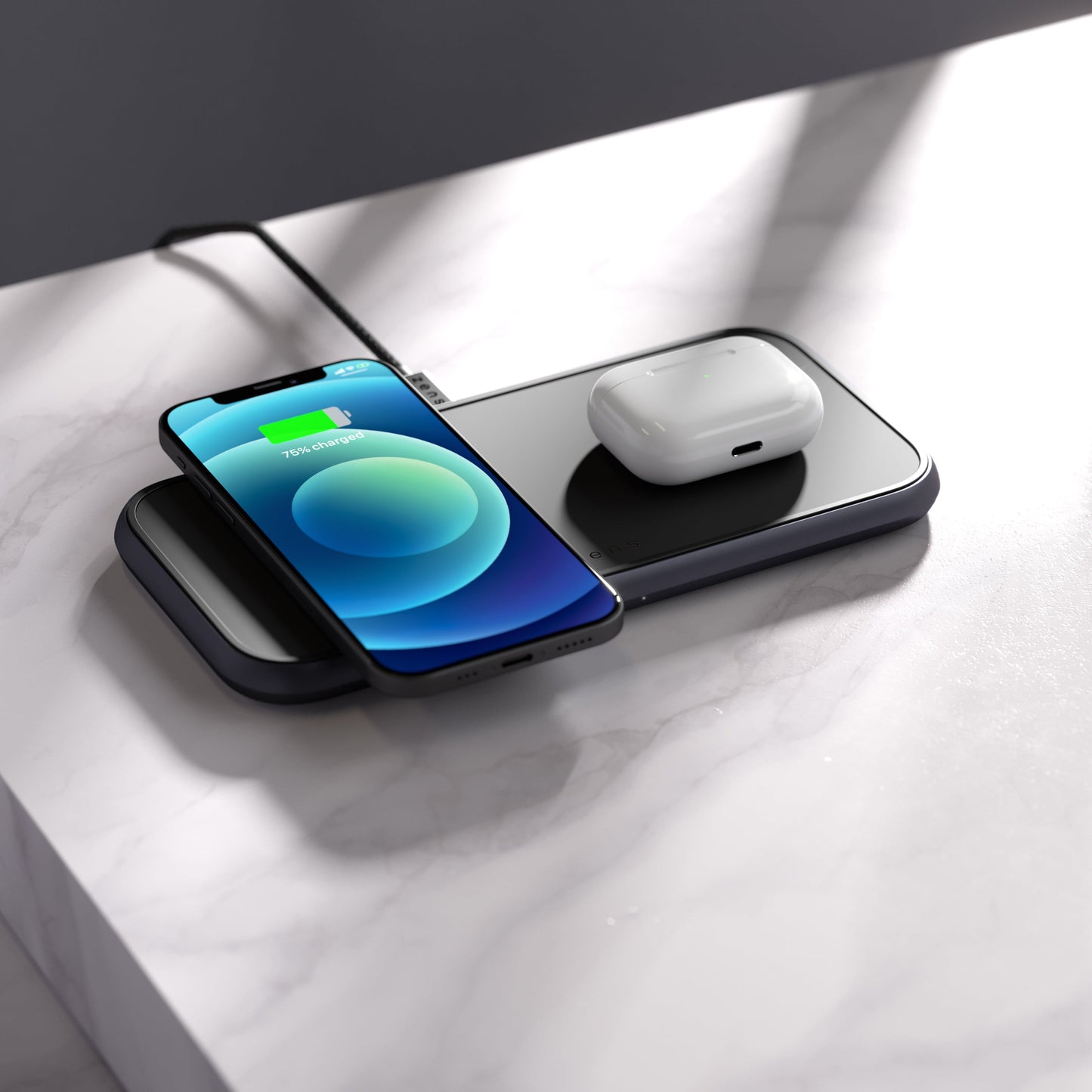 ZENS Wireless charger Aluminium Series Dual Wireless Charger