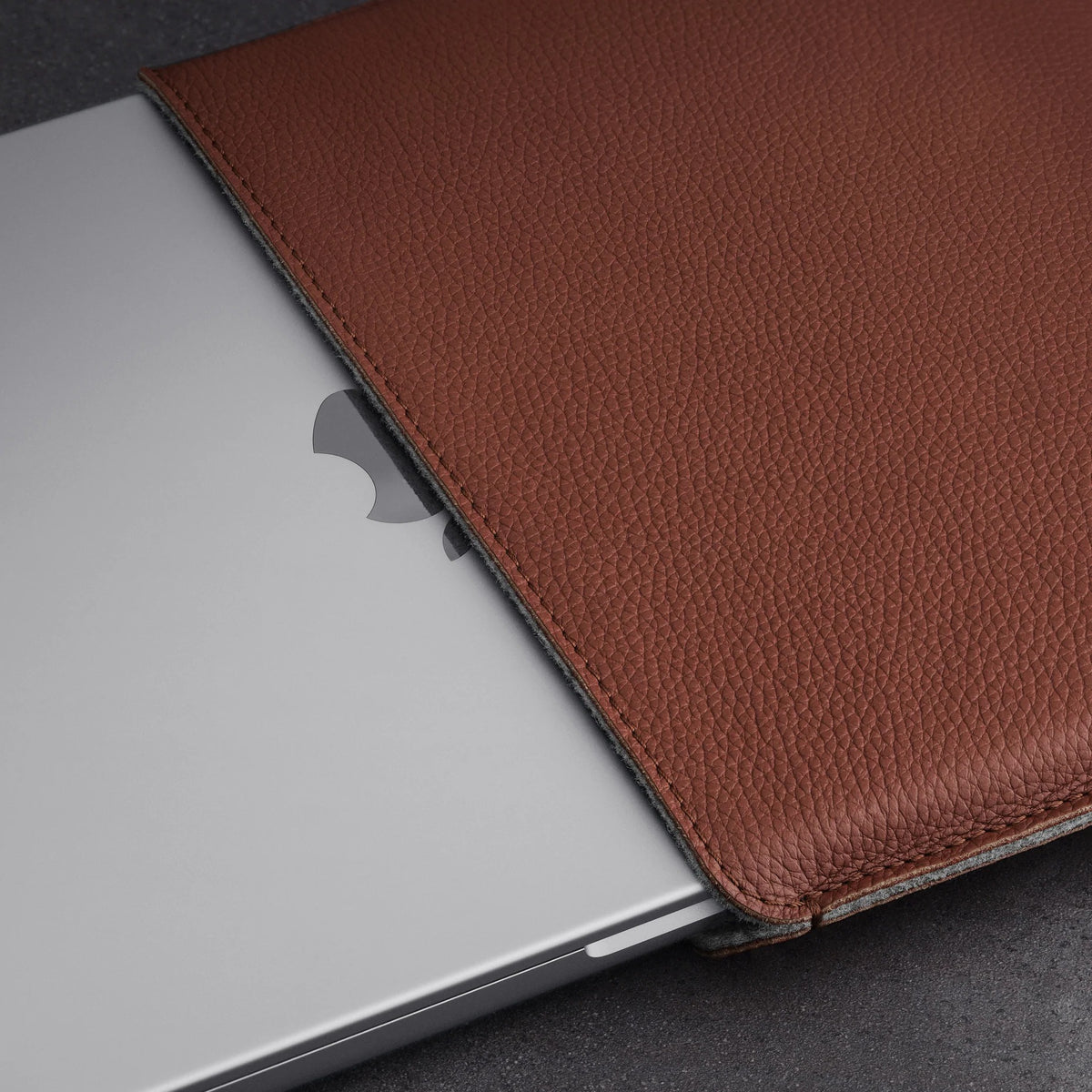 Woolnut Leather Sleeve for 13-inch MacBook Pro & Air - Cognac
