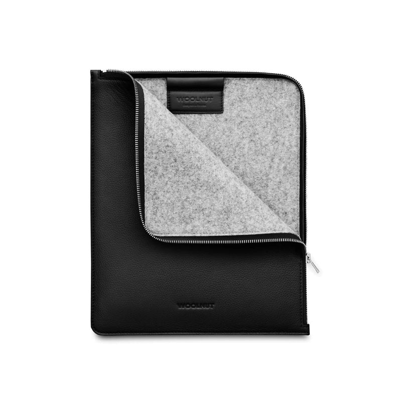 Woolnut Leather Folio for 13-inch iPad Pro & Air - Black - iSTYLE.bg