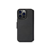 Decoded Leather Det.Wallet Black Case for iPhone 14 Pro