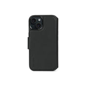 Decoded Leather Detachable Wallet, black - iPhone 15