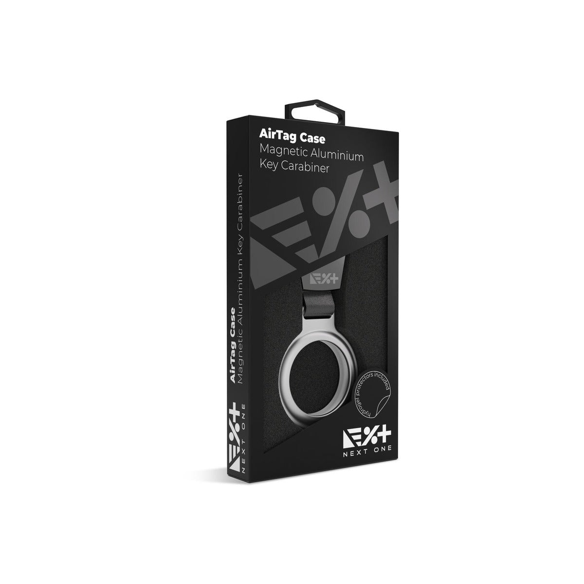 NEXT ONE AirTag Magnetic Aluminium Key Carabiner Silver