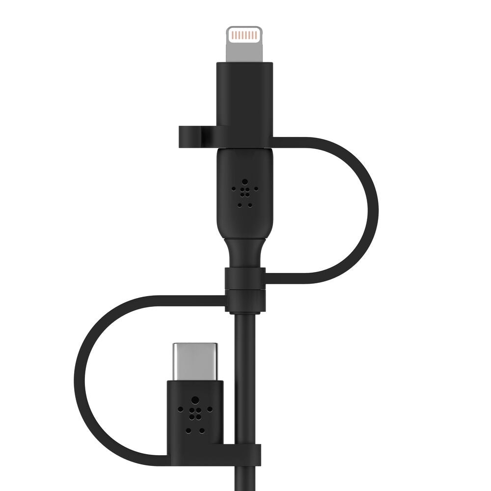 Belkin BOOST CHARGE Universal charging cable (Lightning/Micro-USB/USB-C to USB-A) Cable, PVC - 1M - Black