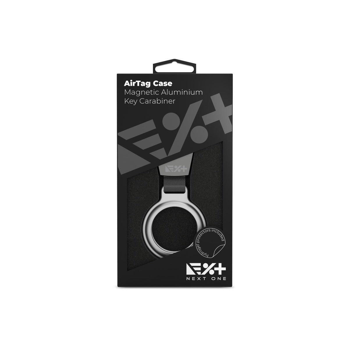 NEXT ONE AirTag Magnetic Aluminium Key Carabiner Silver