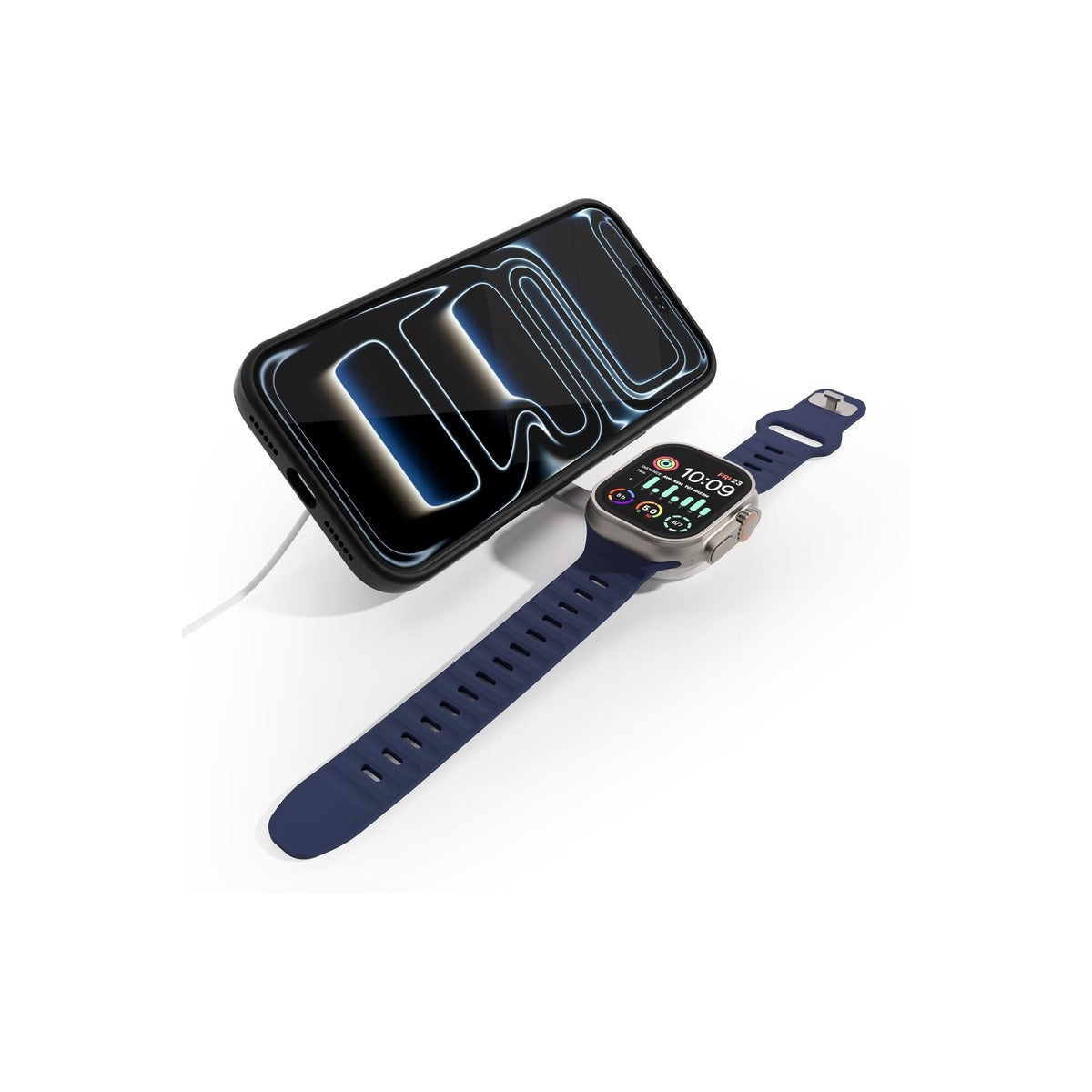 MagSafe 2 в 1 безжично зарядно за iPhone и Apple Watch от NOA - iSTYLE.bg