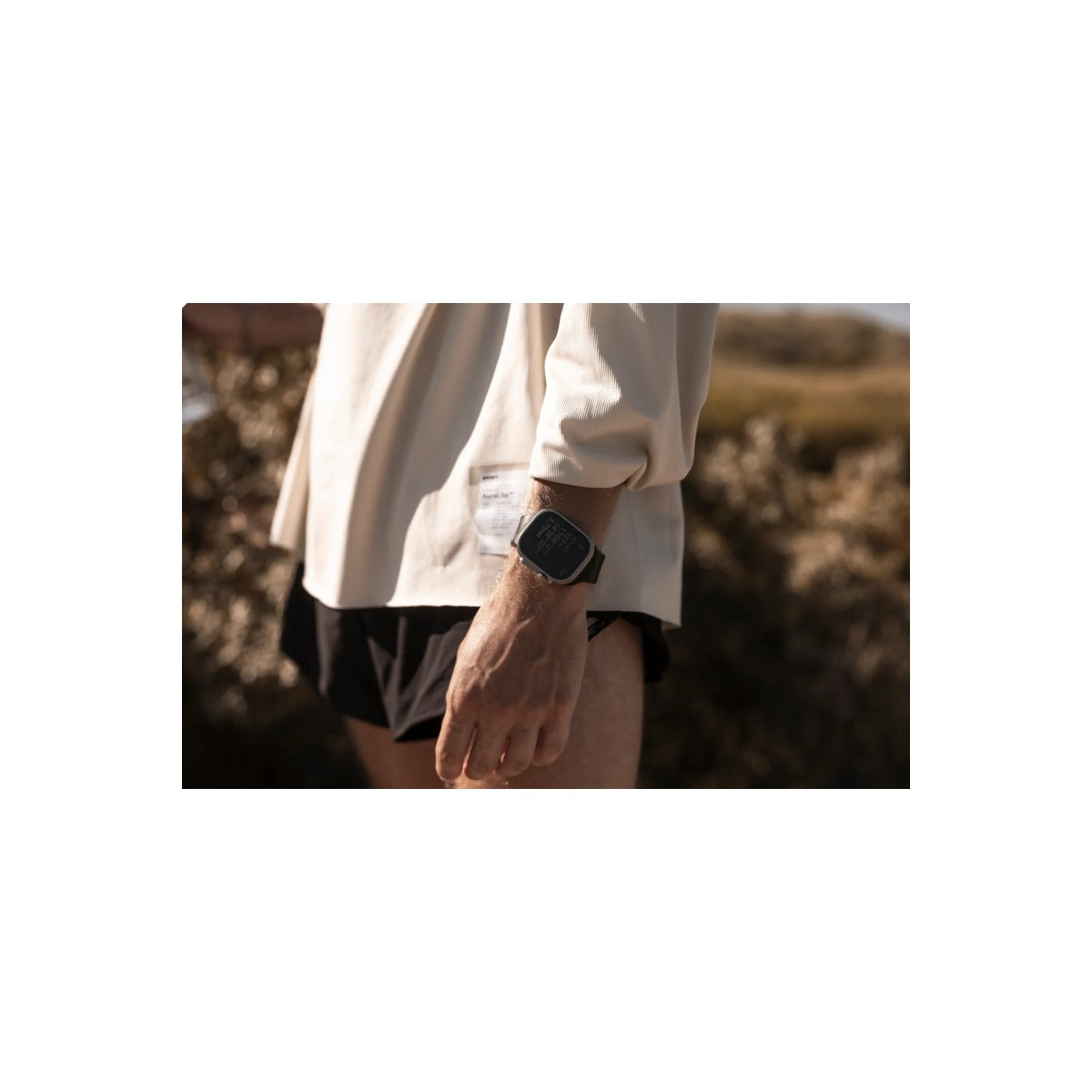 DECODED Silicone Ares Splice Band for AppleWatch 44/46/49 mm - Black