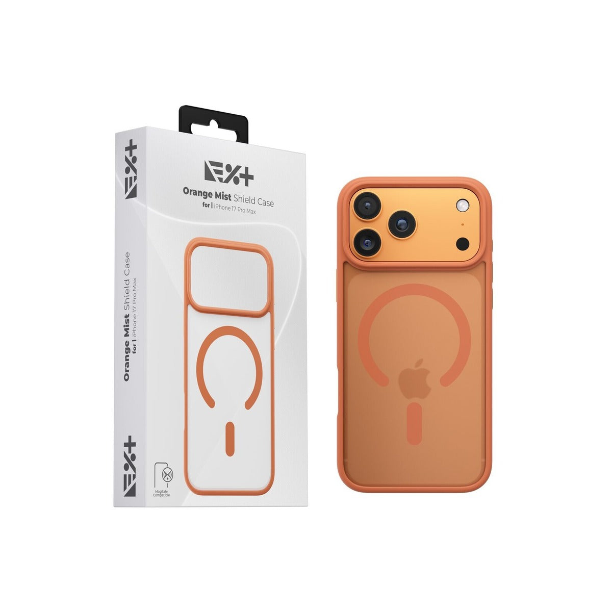 NOA Orange Mist Shield Case for iPhone 17 Pro Max | MagSafe Compatible