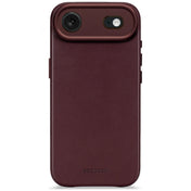 DECODED LEATHER BACKCOVER FOR IPHONE AIR - Burgundy