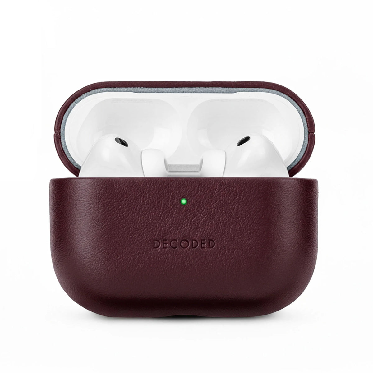 DECODED Leather Case AirPods Pro 3 - Burgundy