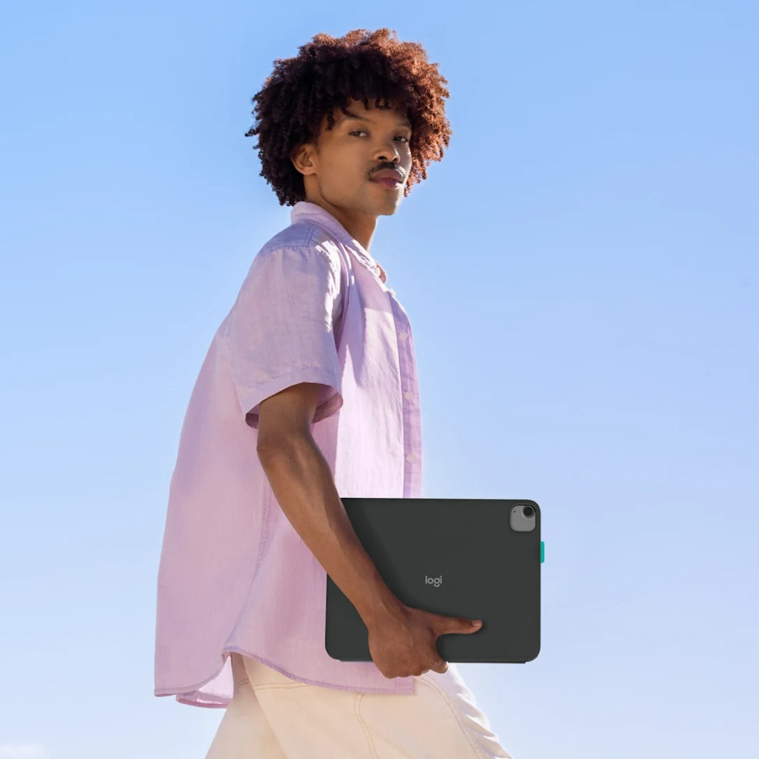 Logitech Flip Folio keyboard case for iPad Pro & Air 13" Graphite - US