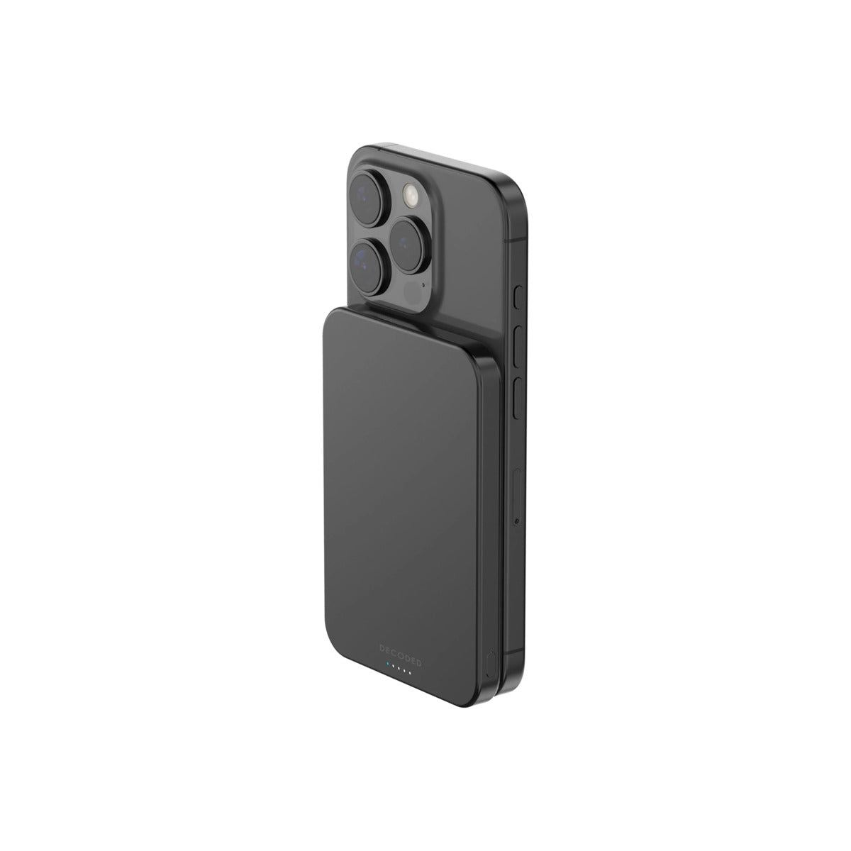DECODED Ultra Slim Qi2 Powerbank 5000MaH Black
