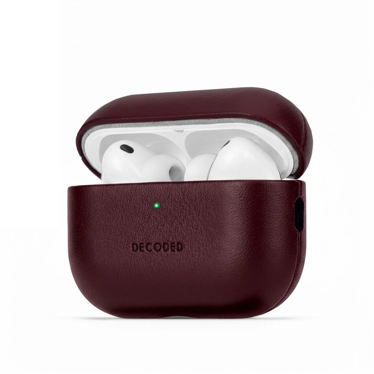 DECODED Leather Case AirPods Pro 3 - Burgundy