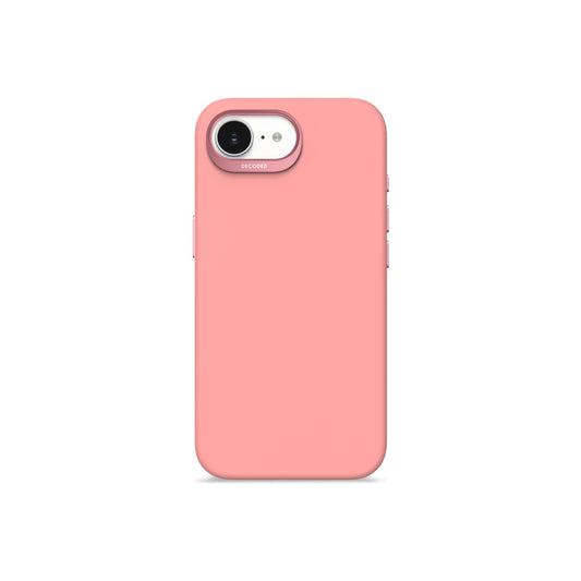 DECODED AntiMicrobial Silicone Backcover for iPhone 16e - Pink