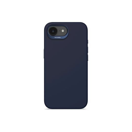 DECODED AntiMicrobial Silicone Backcover for iPhone 16e - Navy Blue