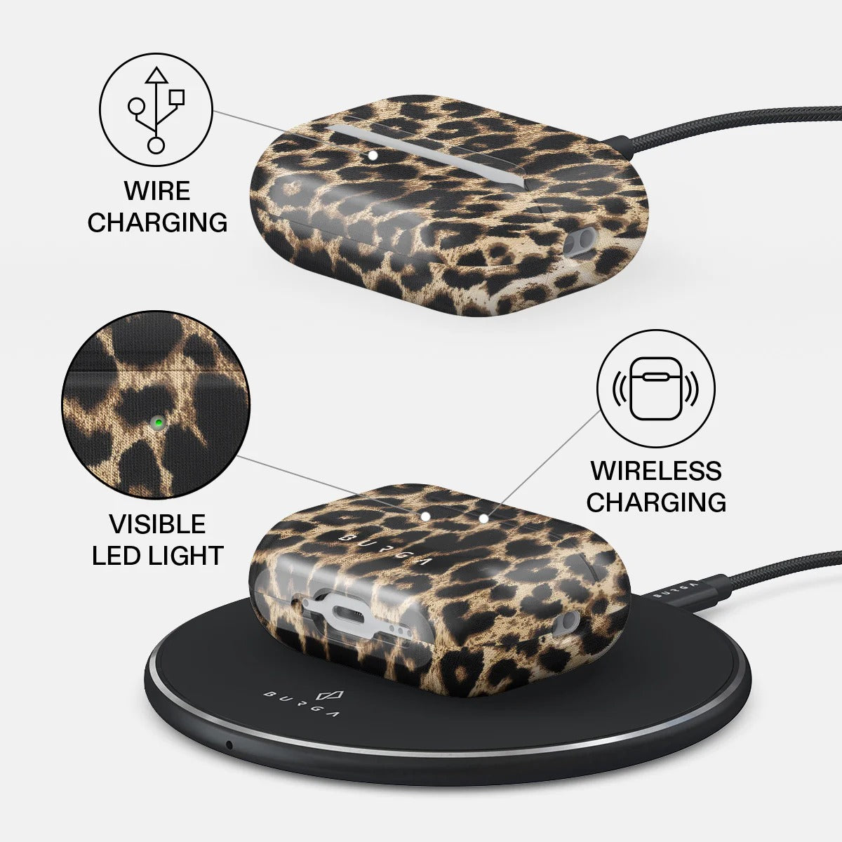 BURGA Player Case For AirPods Pro 3