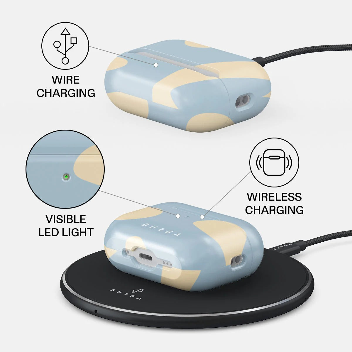 BURGA Flow Case For AirPods Pro 3