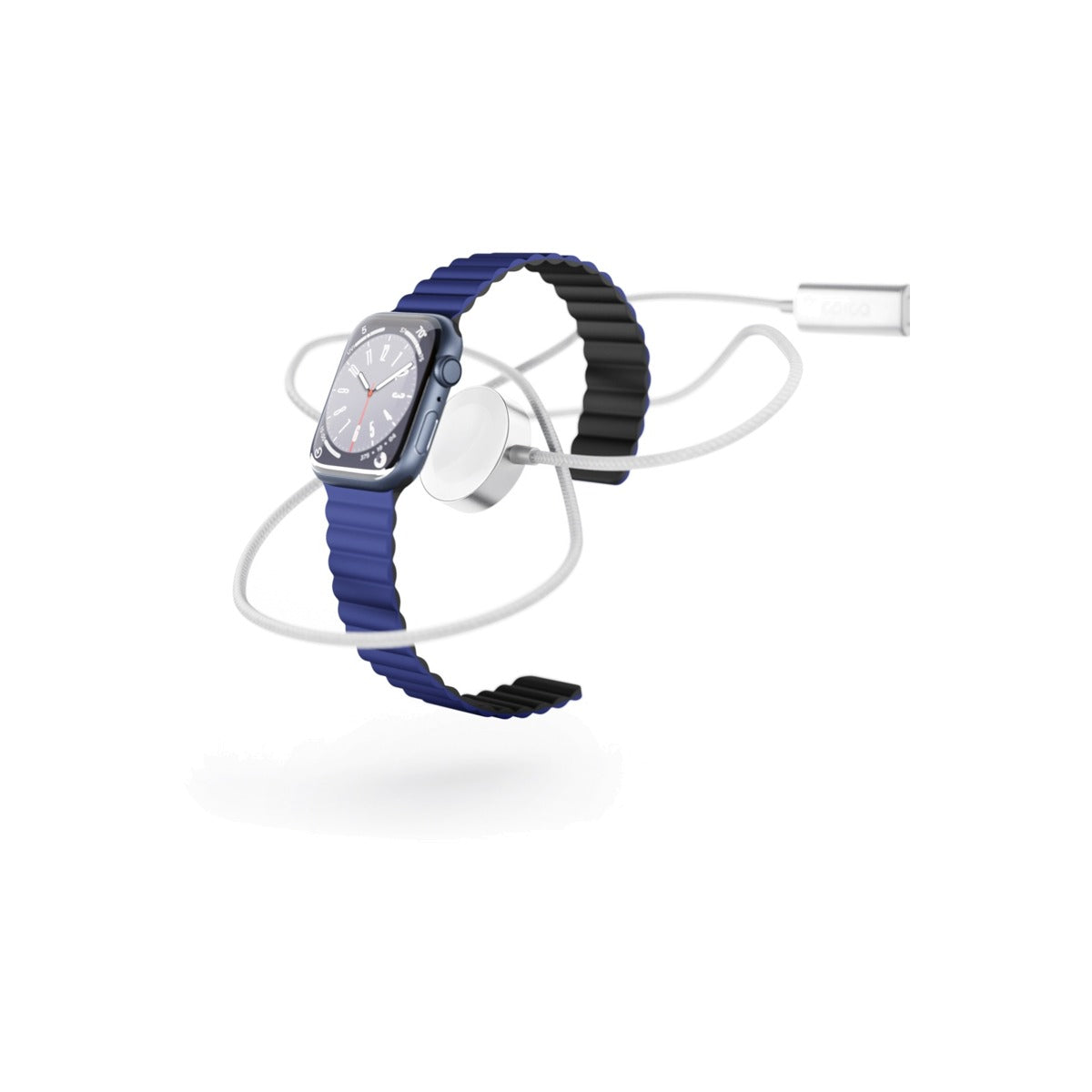 Epico USB-C Fast Magnetic Charger for Apple Watch 1,2m – Silver