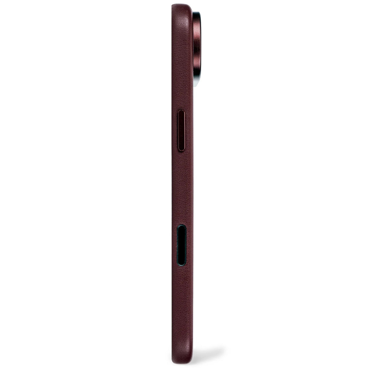 DECODED LEATHER BACKCOVER FOR IPHONE AIR - Burgundy