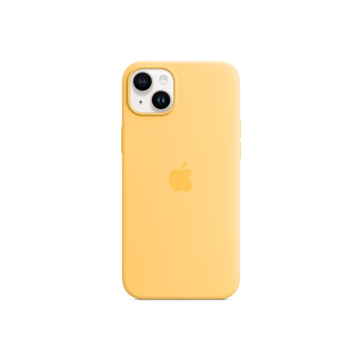 Apple iPhone 14 Plus Silicone Case with MagSafe - Sunglow - iSTYLE.bg