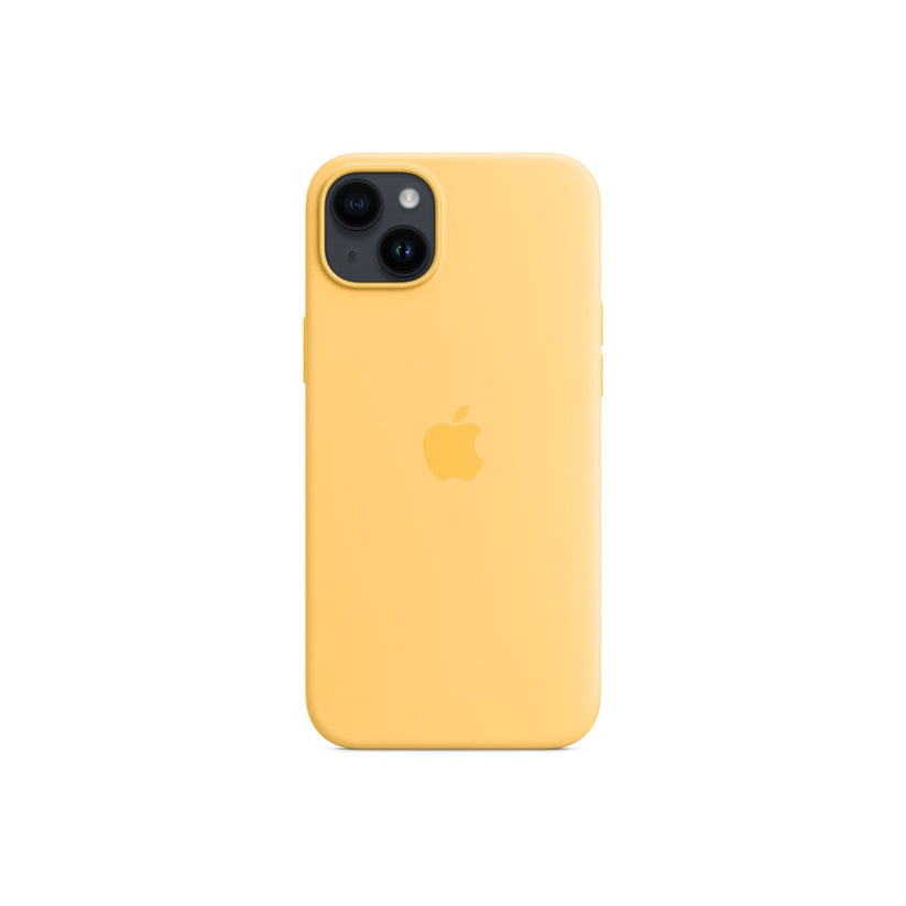 Apple iPhone 14 Plus Silicone Case with MagSafe - Sunglow - iSTYLE.bg