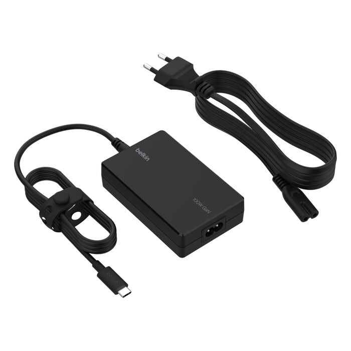 Belkin Connect USB-C Core GaN Power Adapter 100W - Black - iSTYLE.bg