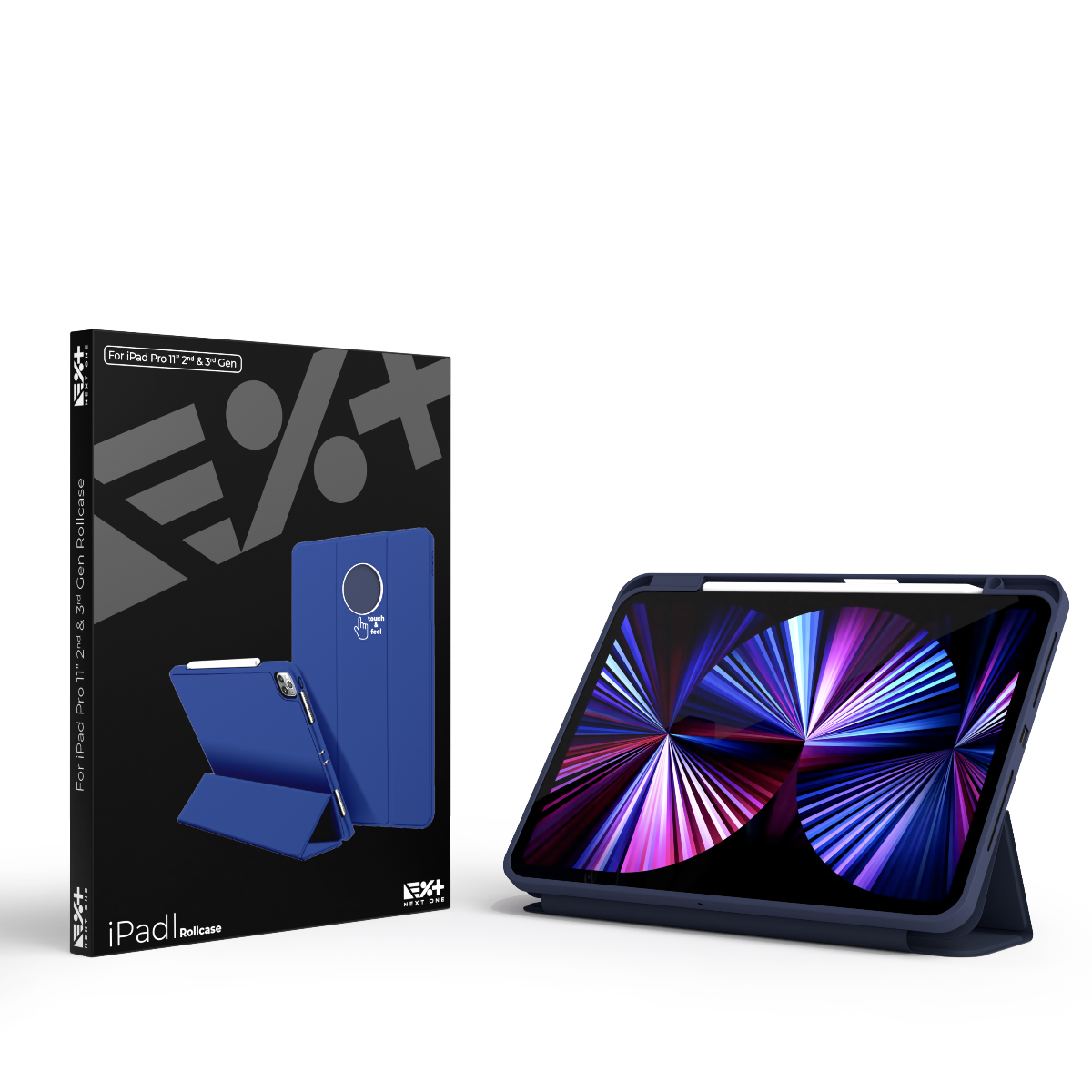 Кейс за iPad Pro 11 от NEXT - Rollcase - син - iSTYLE BG