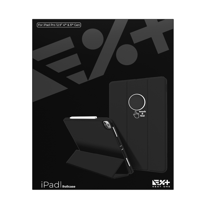 Кейс за iPad Pro 12,9 от NEXT - Rollcase - черен - iSTYLE BG