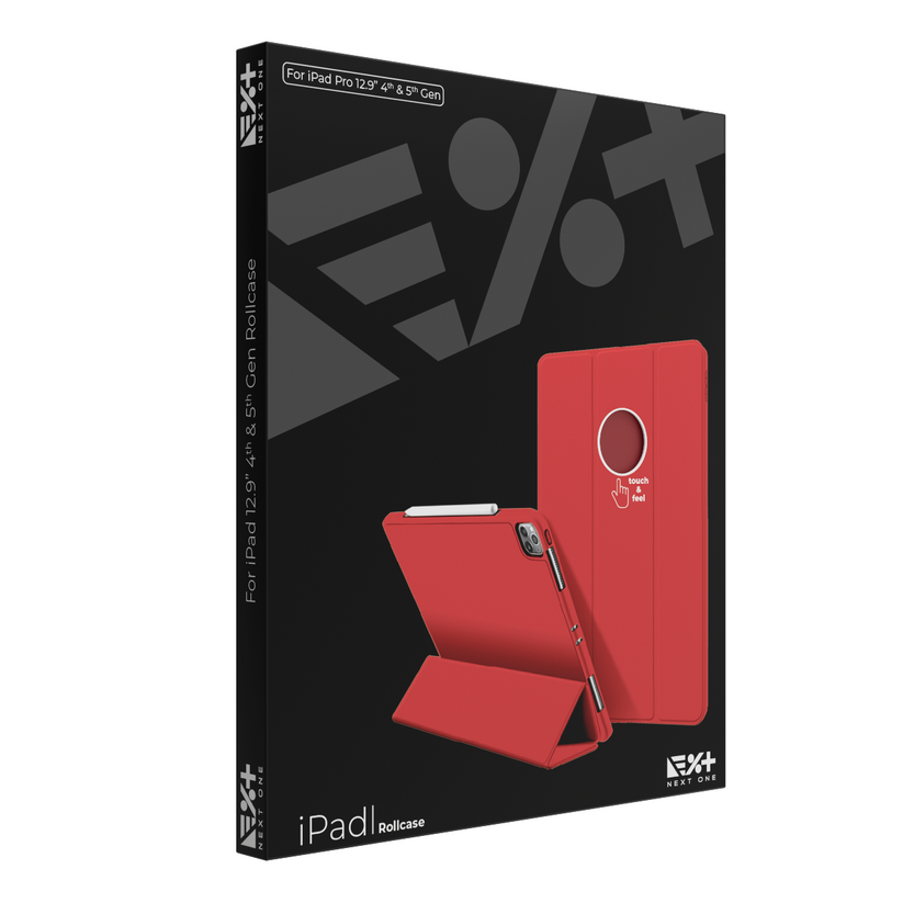 Кейс за iPad Pro 12,9 от NEXT - Rollcase - червен - iSTYLE BG