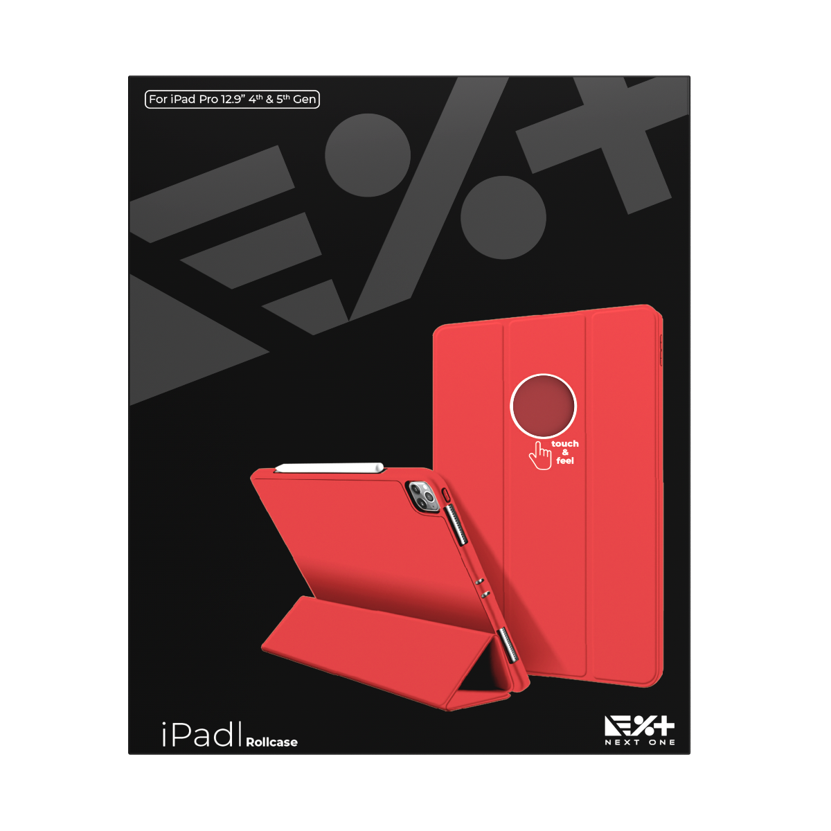Кейс за iPad Pro 12,9 от NEXT - Rollcase - червен - iSTYLE BG