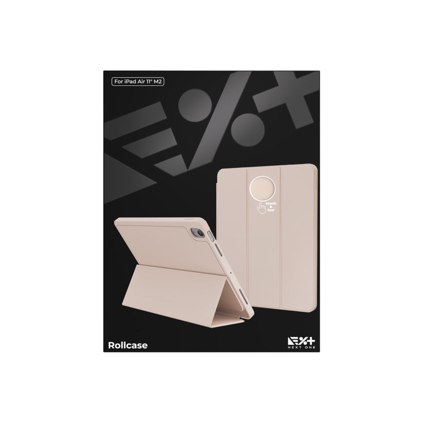 NEXT ONE PINK ROLLCASE FOR IPAD AIR 11"" M2 - iSTYLE BG