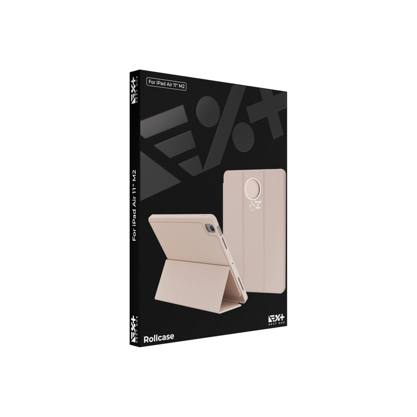 NEXT ONE PINK ROLLCASE FOR IPAD AIR 11"" M2 - iSTYLE BG