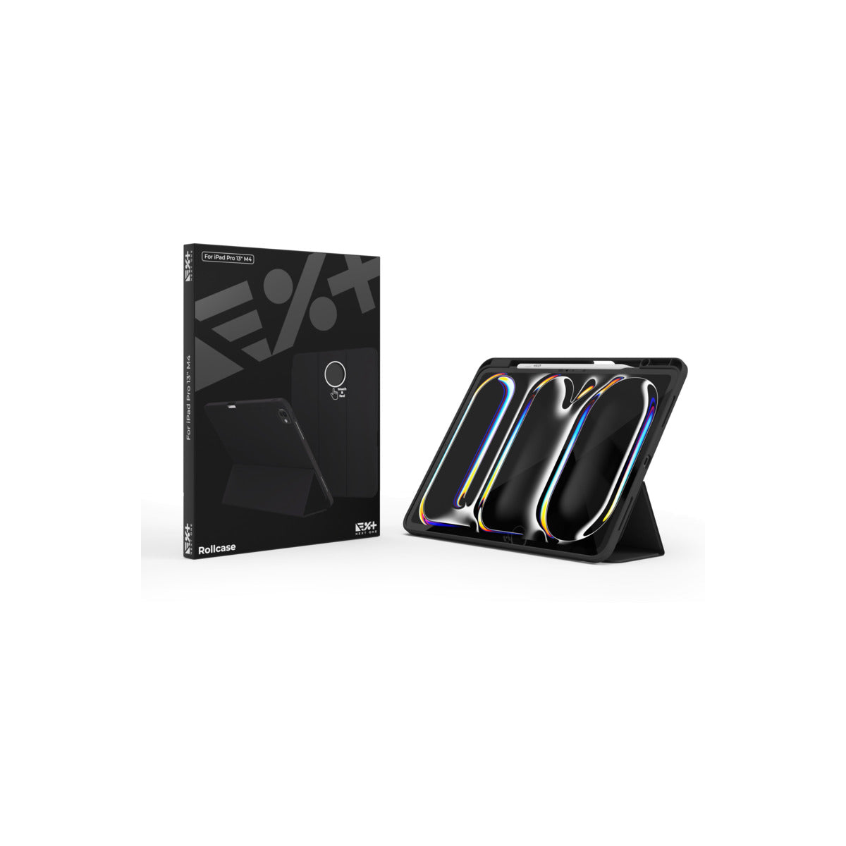 NEXT ONE BLACK ROLLCASE FOR IPAD PRO 13" M4 - iSTYLE BG