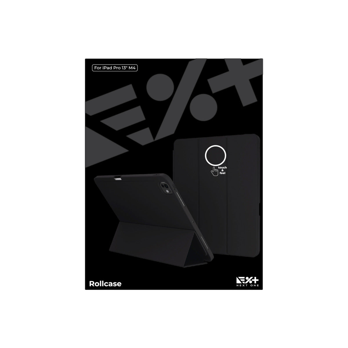 NEXT ONE BLACK ROLLCASE FOR IPAD PRO 13" M4 - iSTYLE BG