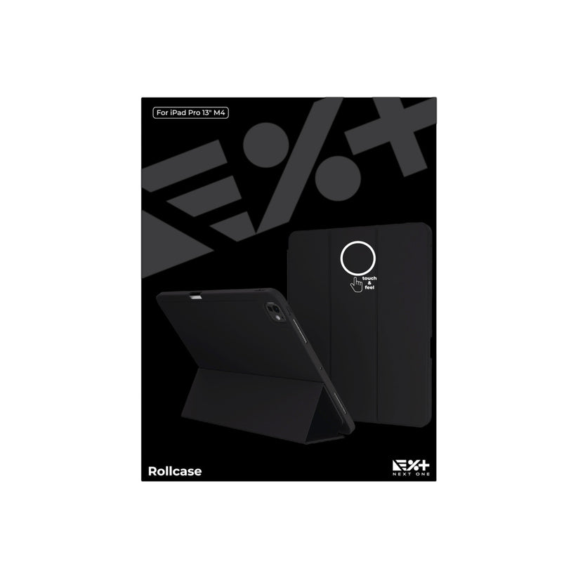 NEXT ONE BLACK ROLLCASE FOR IPAD PRO 13" M4 - iSTYLE BG
