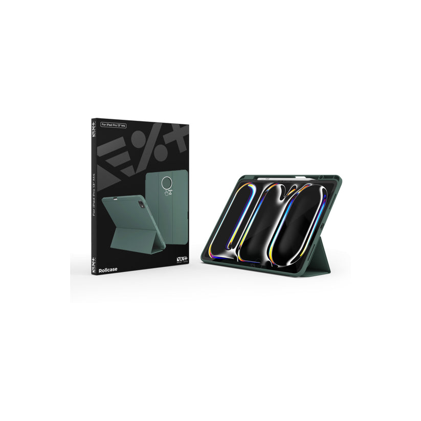NEXT ONE GREEN ROLLCASE FOR IPAD PRO 13" M4 - iSTYLE BG