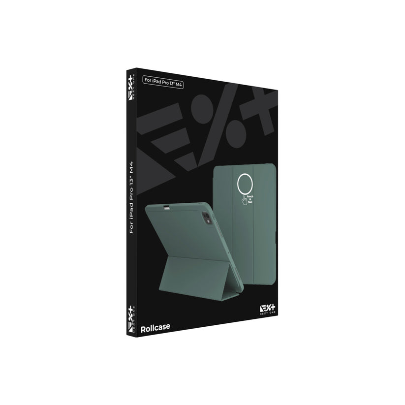 NEXT ONE GREEN ROLLCASE FOR IPAD PRO 13" M4 - iSTYLE BG